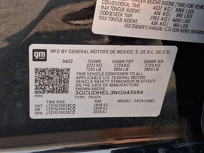 2022 Chevrolet Silverado 1500 ZR2
