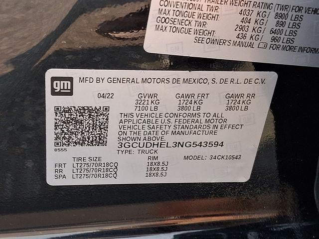 2022 Chevrolet Silverado 1500 ZR2