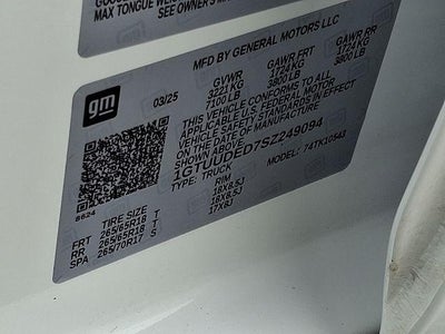 2025 GMC Sierra 1500 SLT
