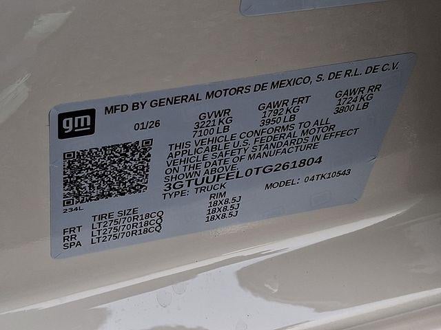 2026 GMC Sierra 1500 AT4X