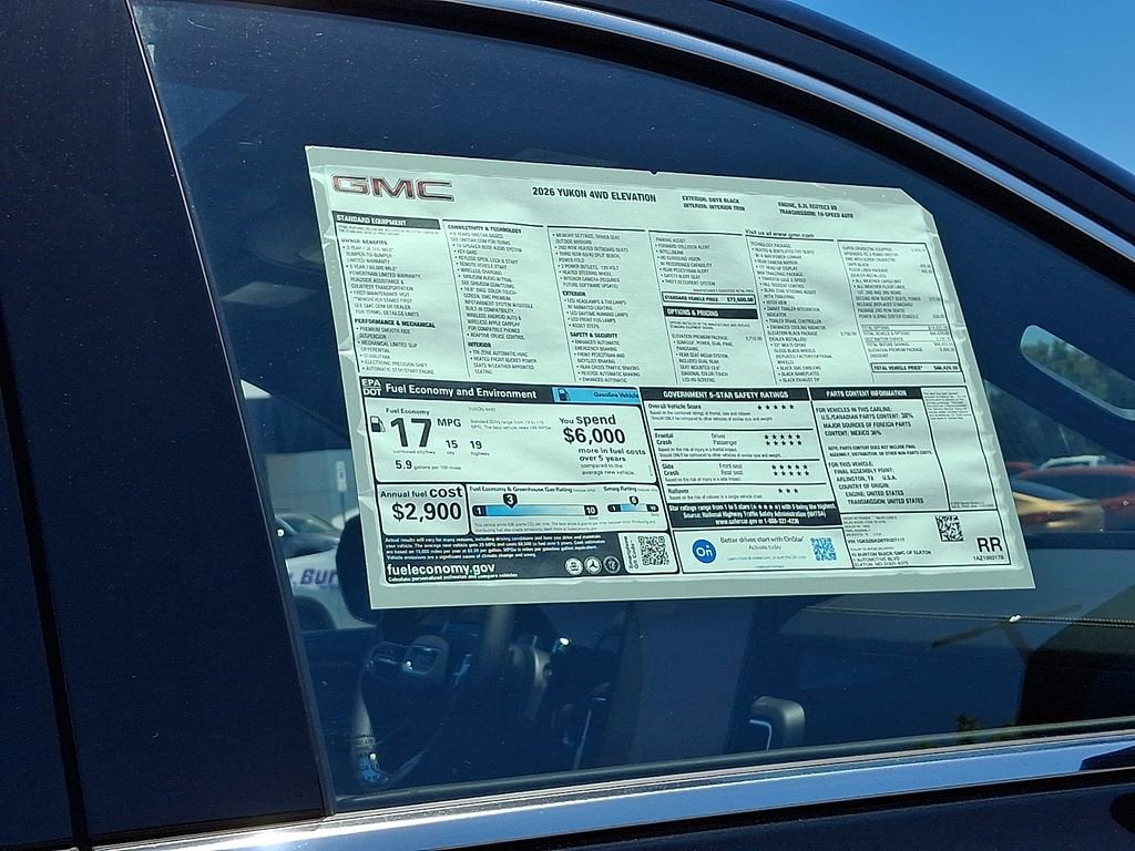 2026 GMC Yukon Elevation