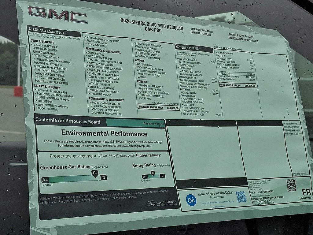 2026 GMC Sierra 2500 HD Pro
