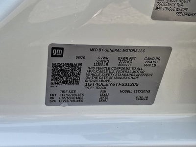 2026 GMC Sierra 2500 HD Pro