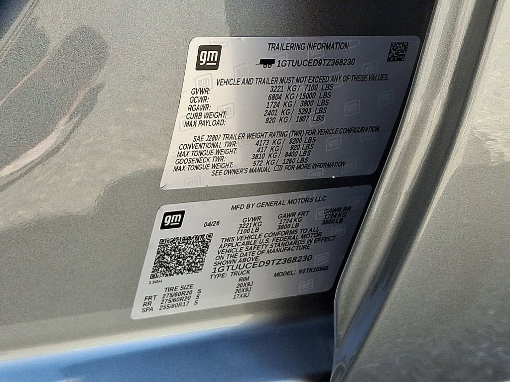 2026 GMC Sierra 1500 Elevation