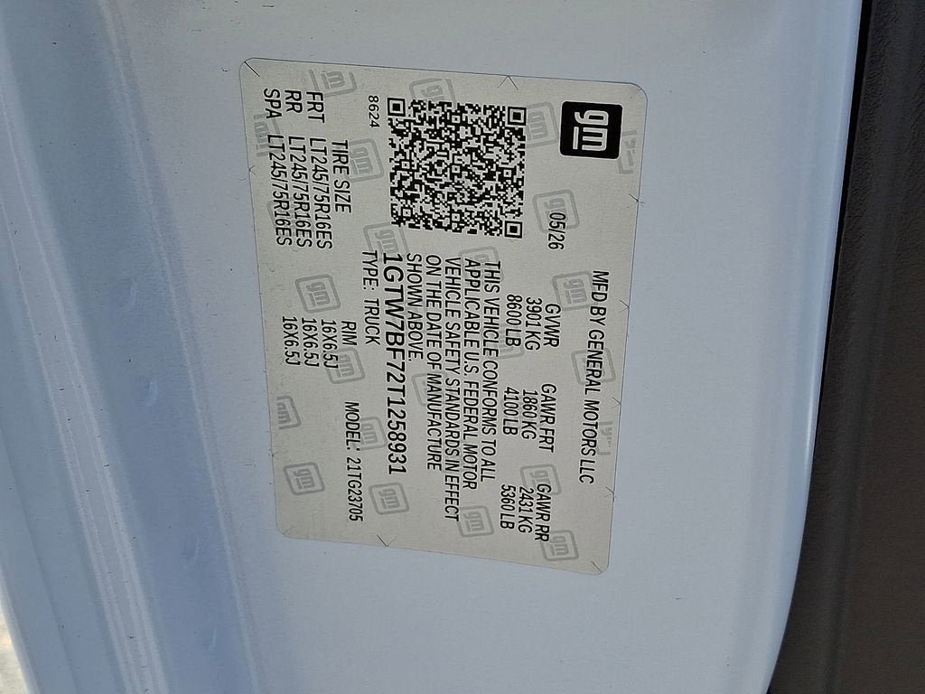 2026 GMC Savana Cargo Work Van
