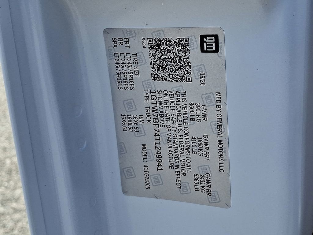 2026 GMC Savana Cargo Work Van