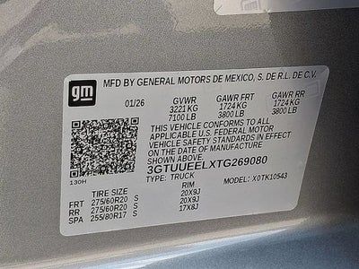 2026 GMC Sierra 1500 AT4
