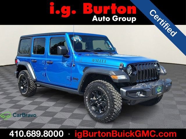 2022 Jeep Wrangler Unlimited Willys 4x4