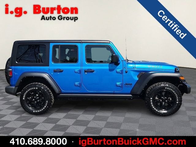 2022 Jeep Wrangler Unlimited Willys 4x4