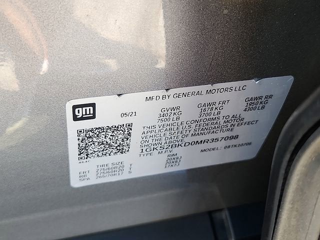 2021 GMC Yukon SLT