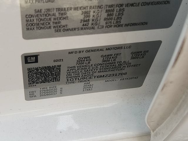 2021 GMC Sierra 1500 Elevation