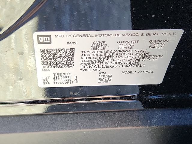 2026 GMC Terrain Elevation