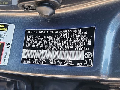 2015 Toyota Corolla LE Premium