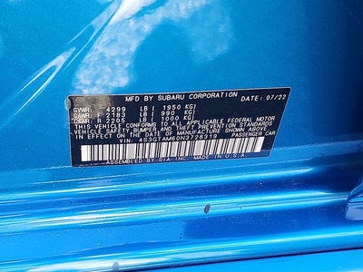 2022 Subaru Impreza Sport