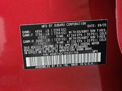 2025 Subaru Outback Premium