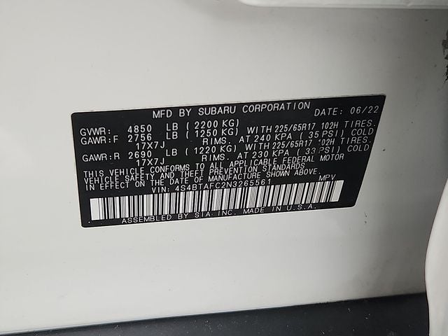 2022 Subaru Outback Premium