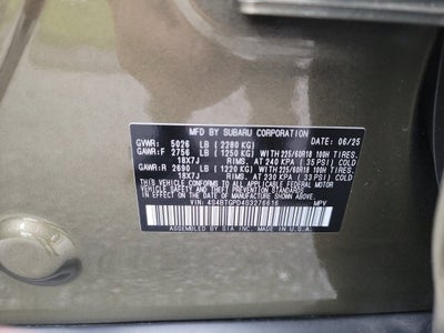2025 Subaru Outback Touring XT