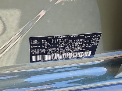 2026 Subaru Crosstrek Premium
