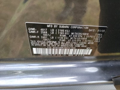 2025 Subaru Crosstrek Limited