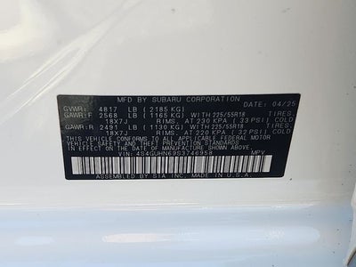 2025 Subaru Crosstrek Limited