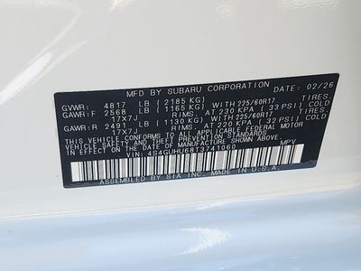 2026 Subaru Crosstrek Wilderness