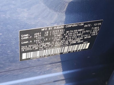 2026 Subaru Forester Premium
