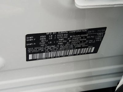 2026 Subaru Forester Limited