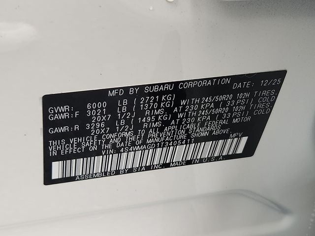 2026 Subaru Ascent Limited