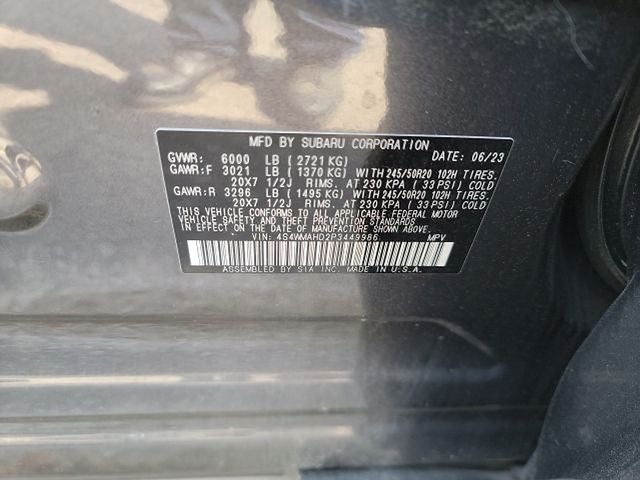 2023 Subaru Ascent Onyx Edition