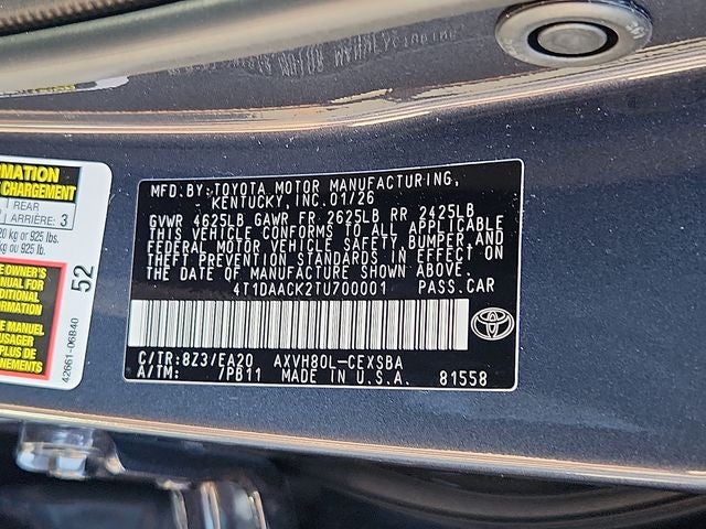 2026 Toyota Camry SE Hybrid