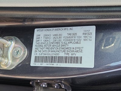 2018 Acura RDX Technology Package