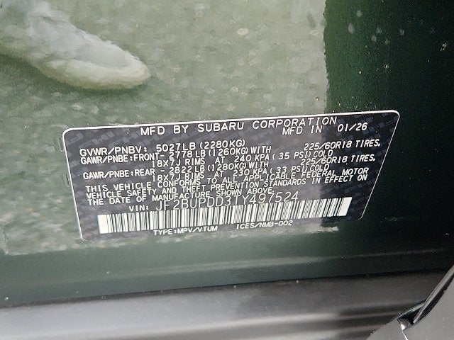 2026 Subaru Outback Limited