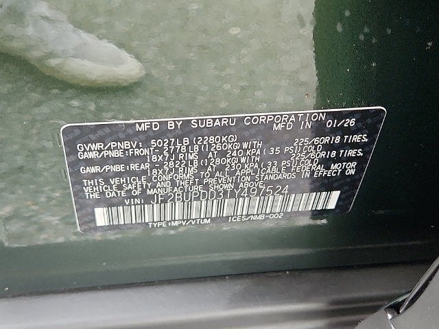 2026 Subaru Outback Limited