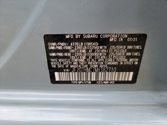 2021 Subaru Crosstrek Limited