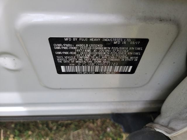 2017 Subaru Forester 2.5i Touring
