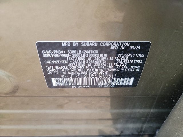 2025 Subaru Forester Hybrid Premium